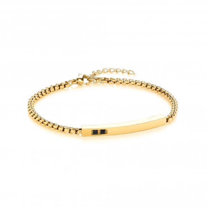 Tiffany id bracelet on sale gold