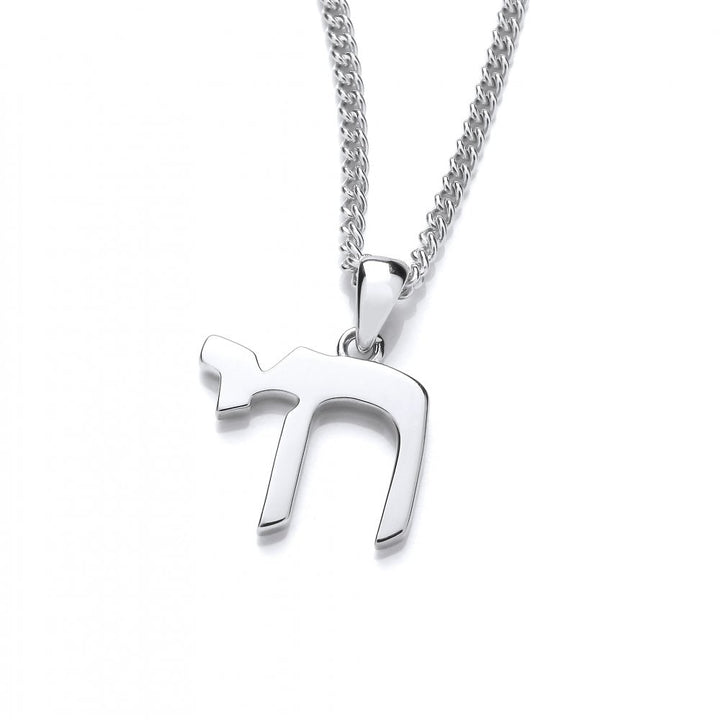 Sterling Silver Chai Long Necklace