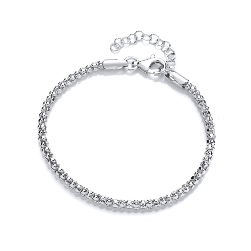 Sterling Silver Popcorn Style Bracelet