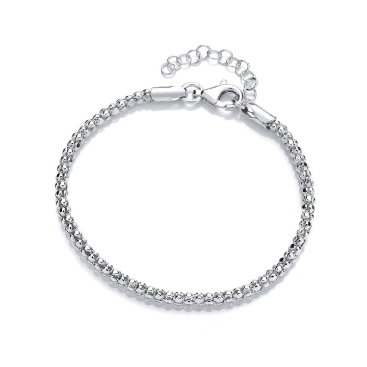 Sterling Silver Popcorn Style Bracelet