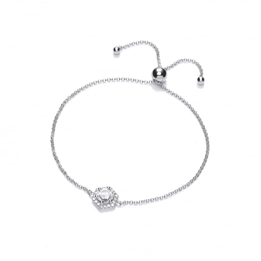 Silver hot sale adjustable bracelet