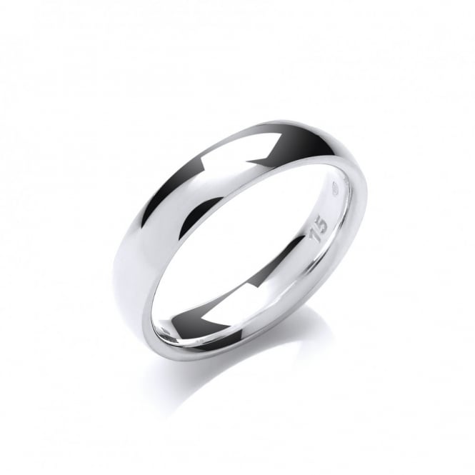 Sterling Silver 4.5mm Classic Court Band
